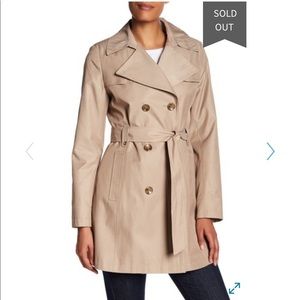 Via Spiga Double Button Trench Coat